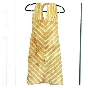 Stunning Bisou Bisou Michelle Bohbot Halter Dress